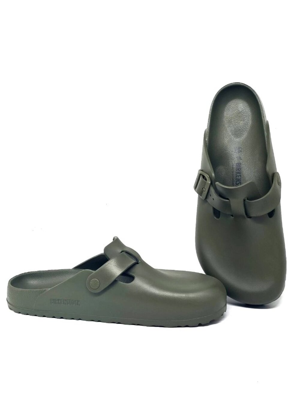 Birkenstock Boston Essentials EVA Khaki Ultralight Clog Men's Size US 11 EU 44